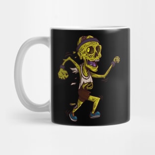 Funny Skellet who runs and love it Costumes for a Runner Mug